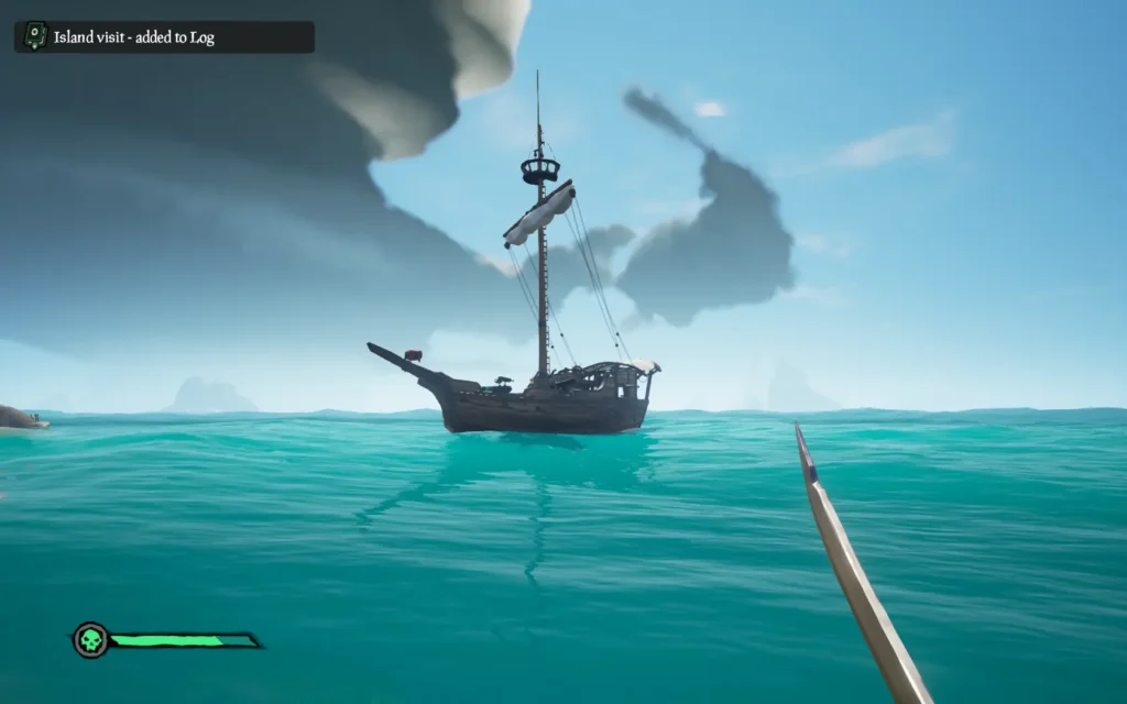 De sloop in Sea of Thieves