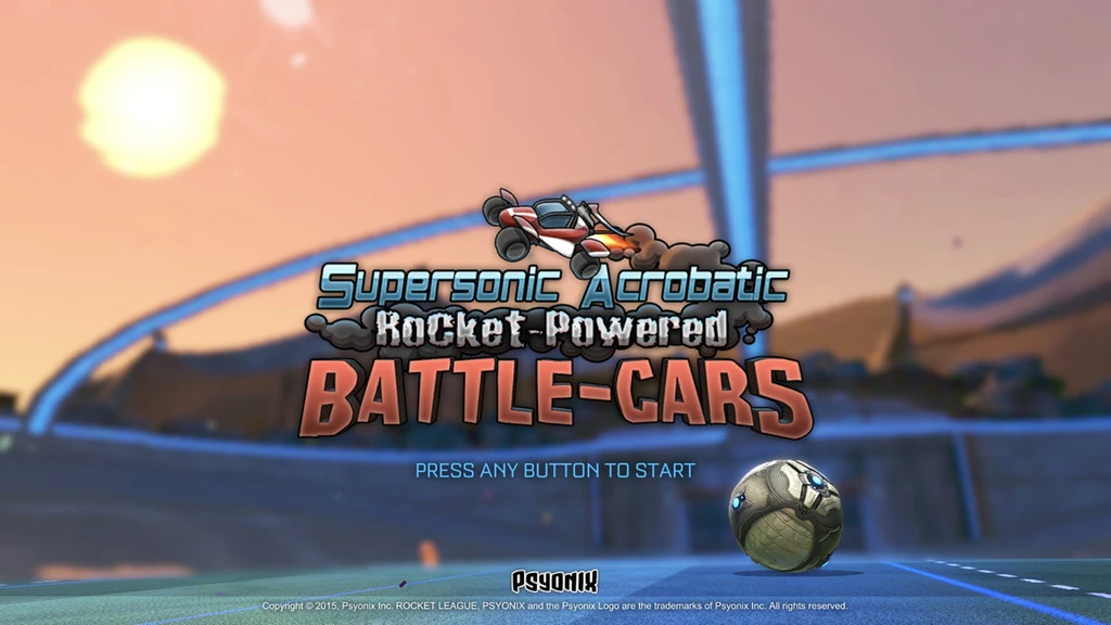 Supersonic Acrobatic Rocket-Powered Battle-Cars
