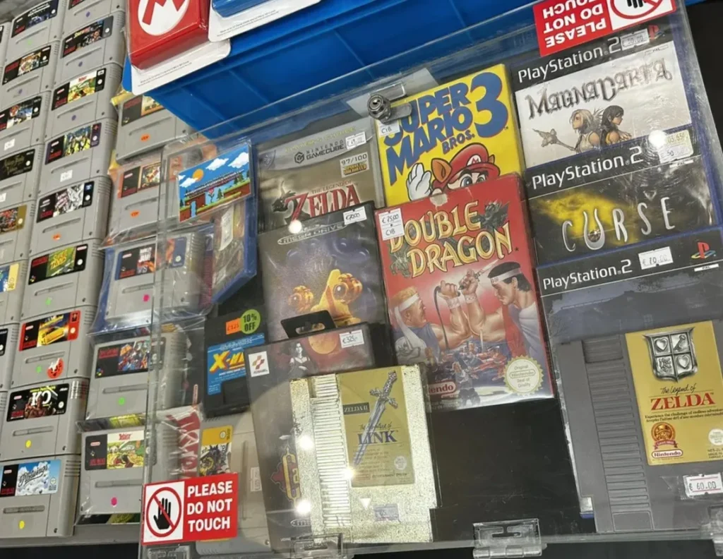retro games op game beurzen