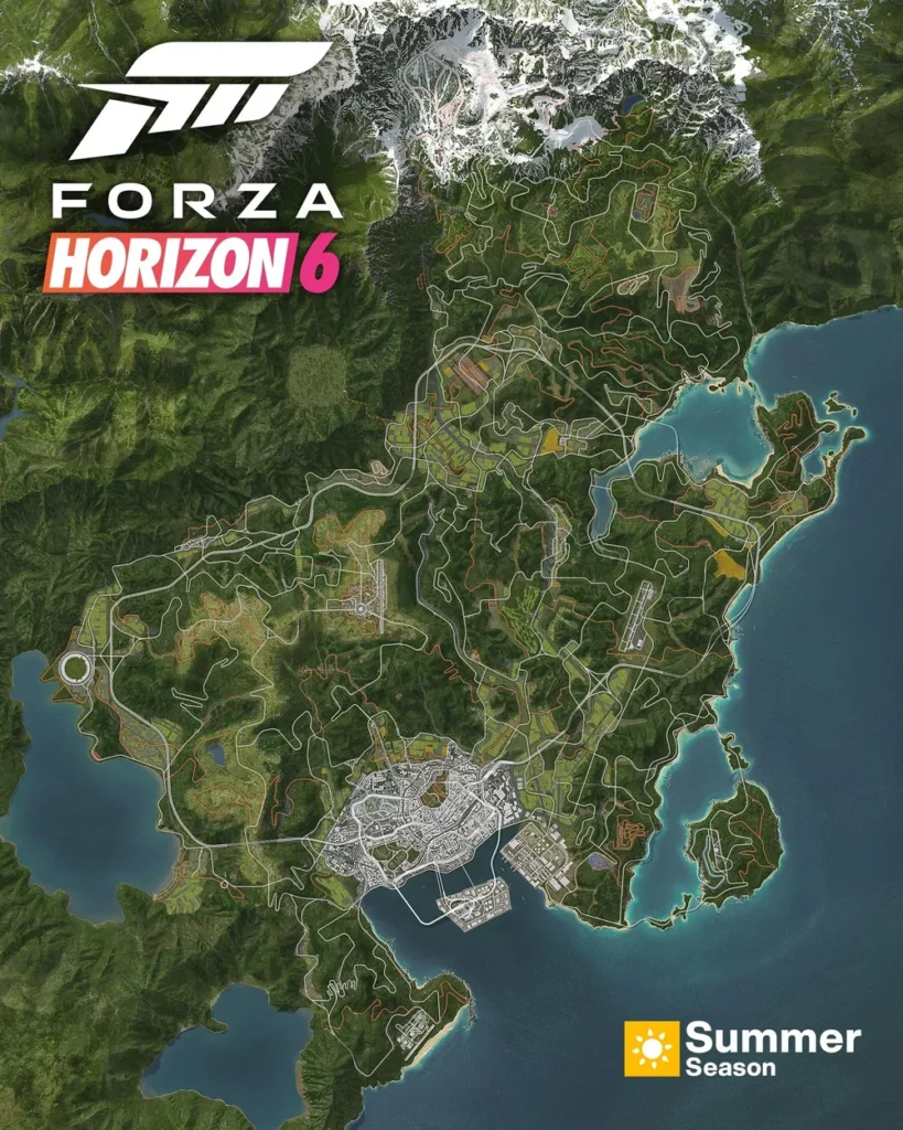 Map Forza Horizon 6