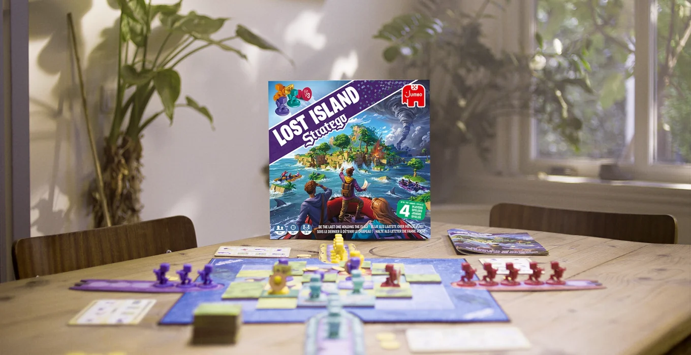 Stratego Lost Island op speeltafel